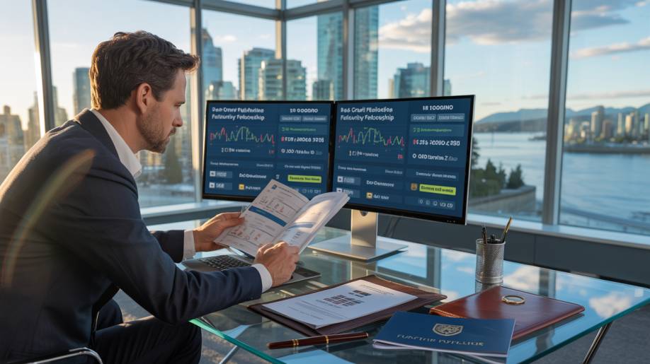 Best Fully Funded Executive Enterprise Fellowships Canada 2026 venture director reviewing B2B university tuition funding dashboards